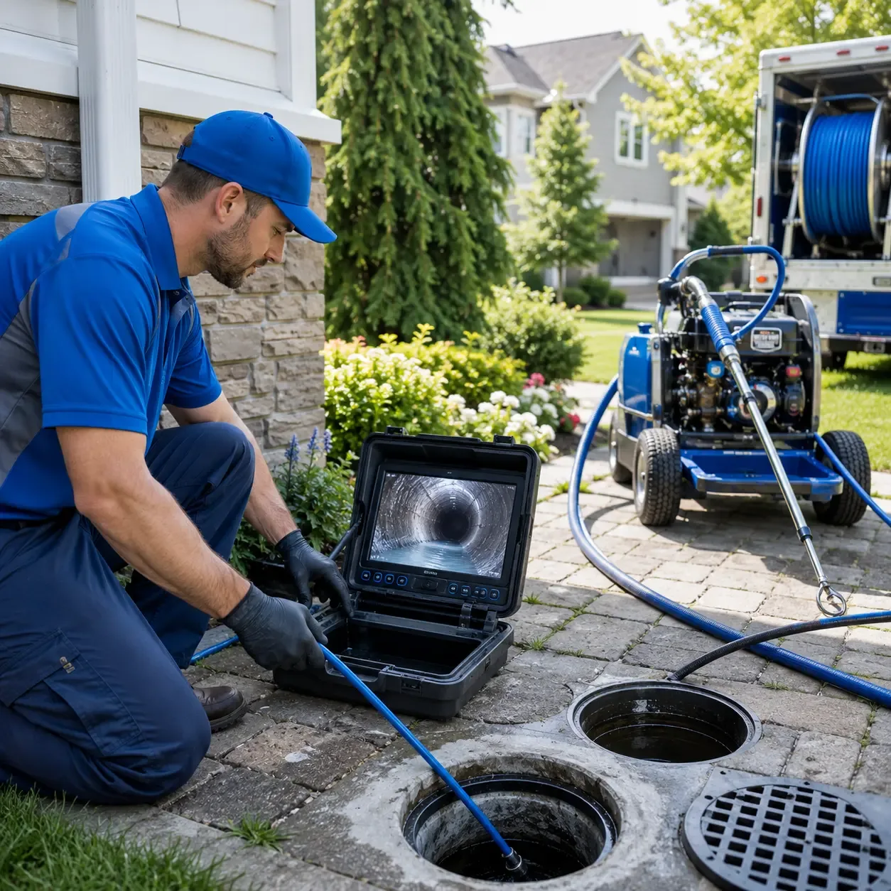 Outdoor drain cleaning professionals serving Sidney, NY